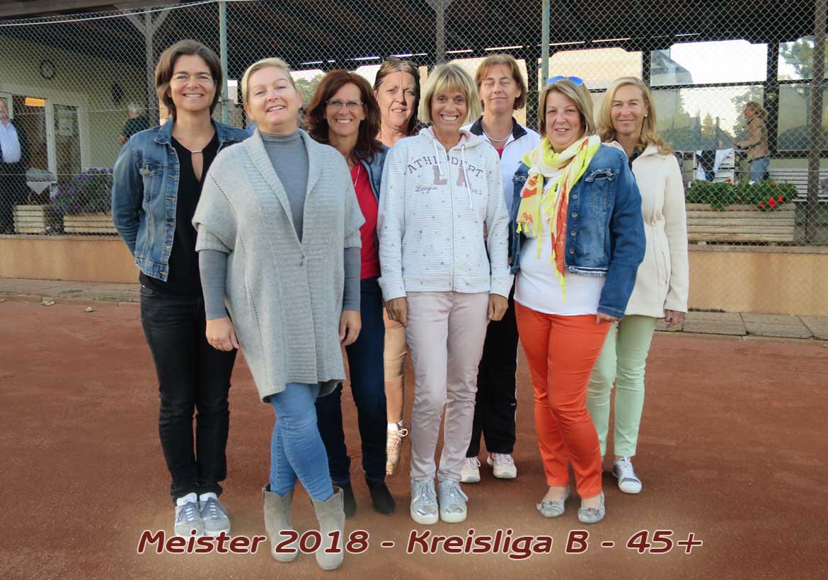 UTC-Damen 45+ - Meister 2018 